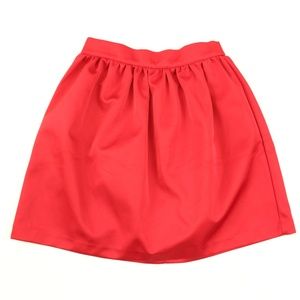 H&M Red Fit & Flare Skirt Size 6